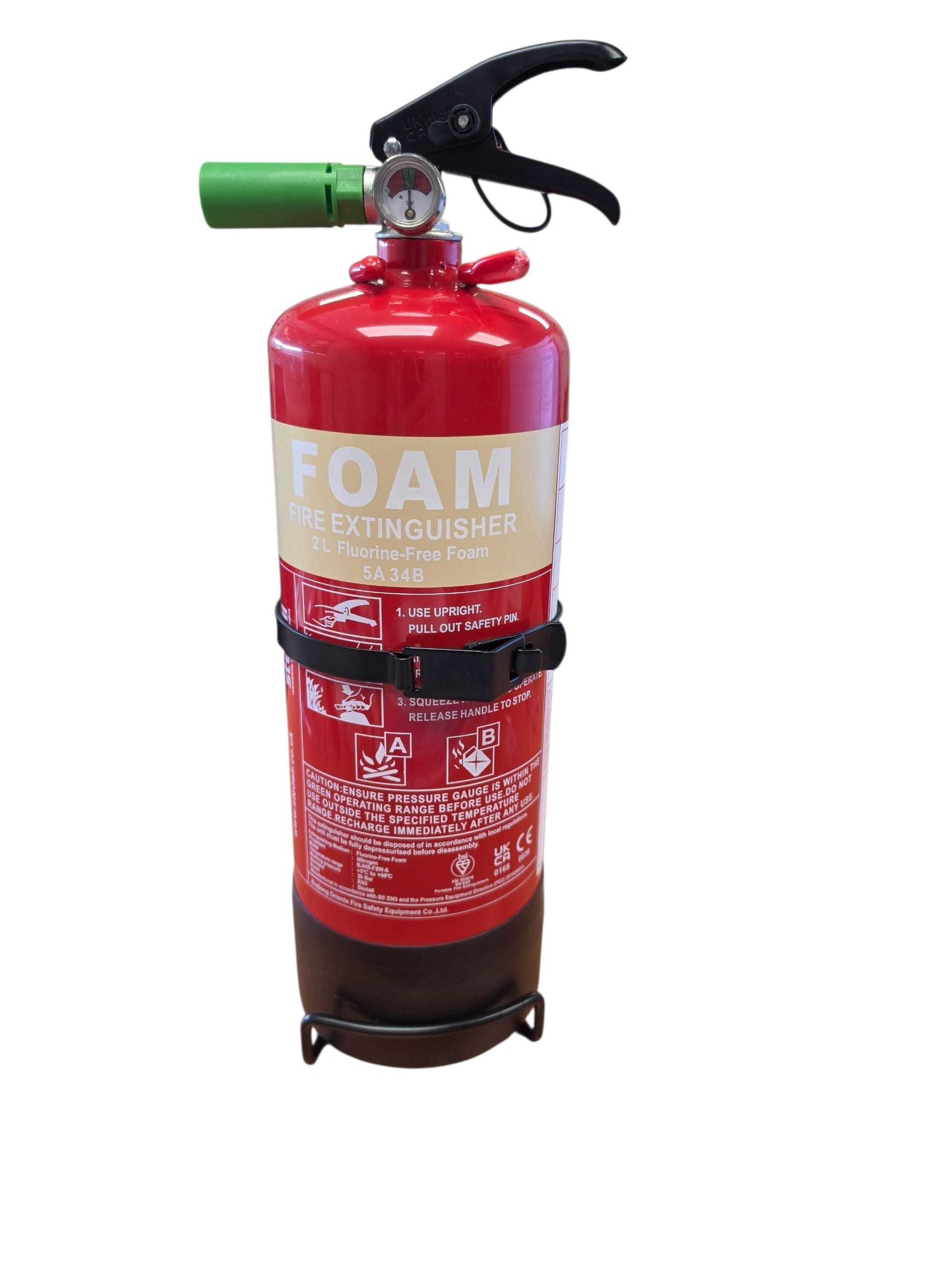 Fluorine Free Fire Extinguisher – Foam 2Ltr
