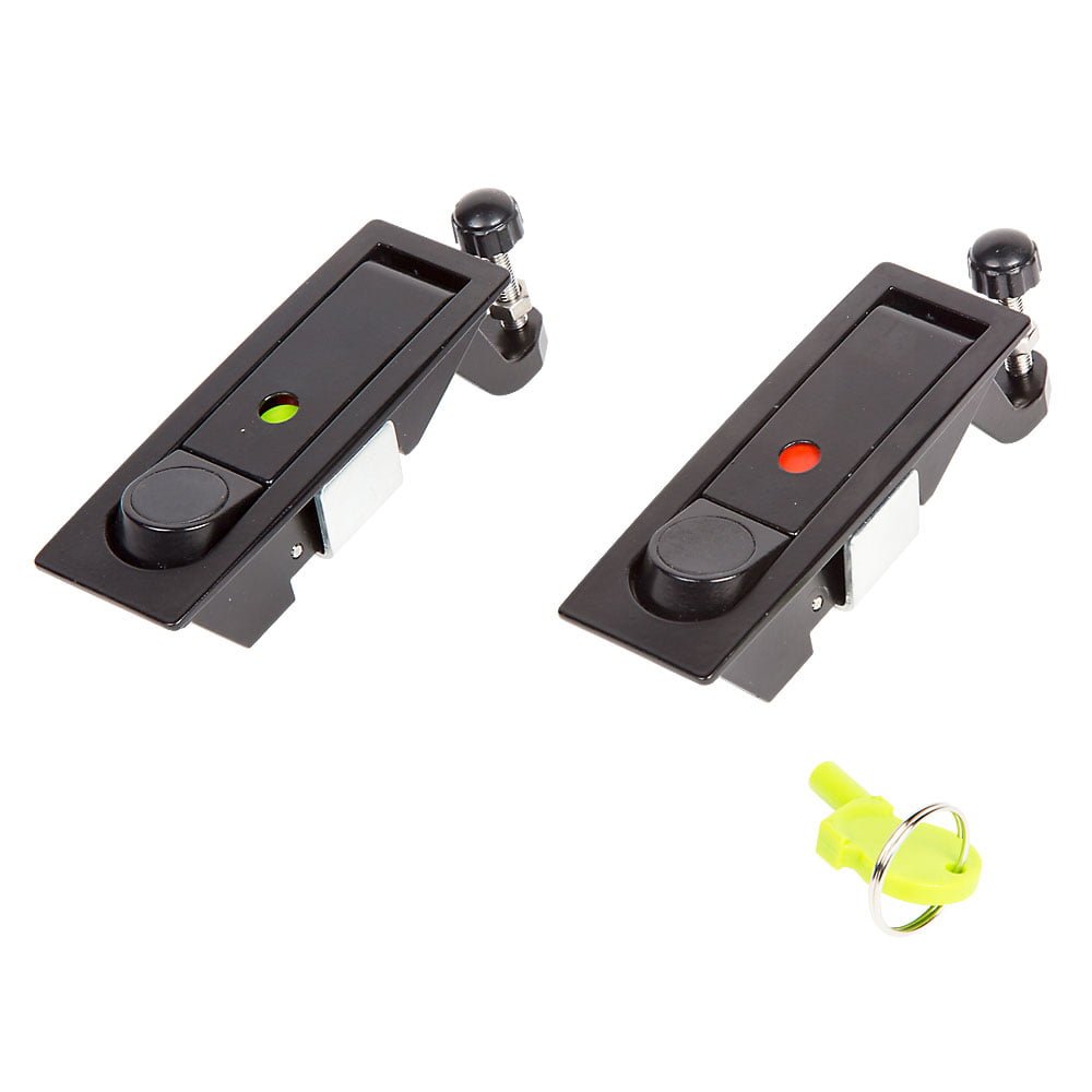 Black lever Latch with Flag Indicator