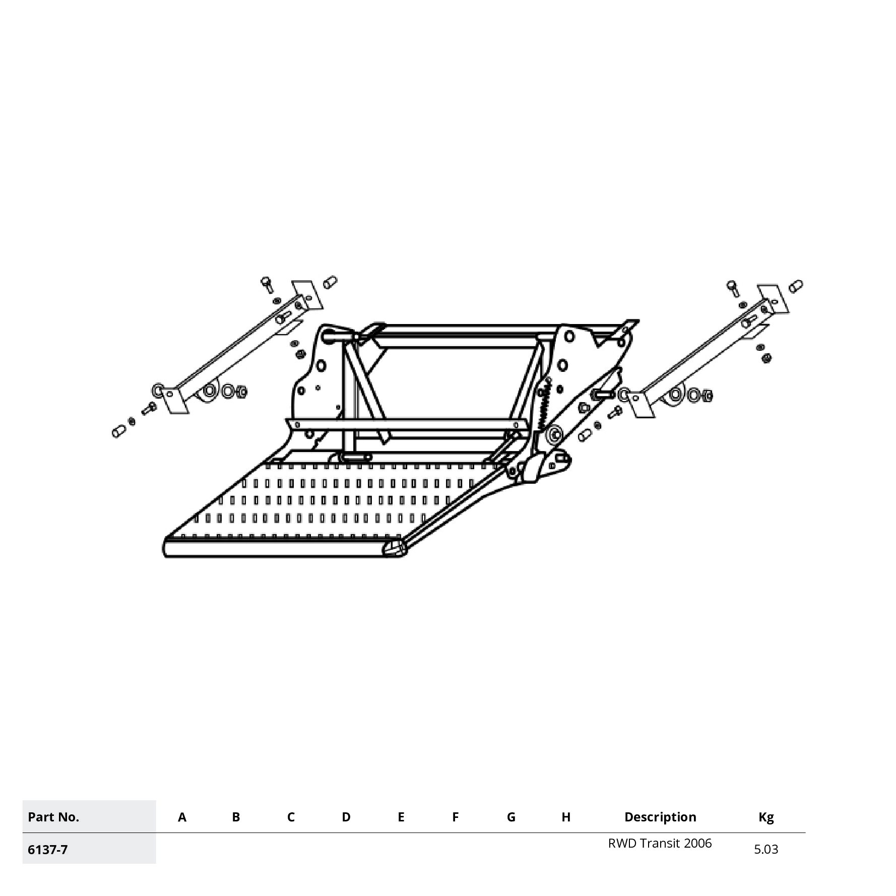 Stem Step Fitting Kit - RWD Transit 2006 -2014 2 Stem Step Fitting Kit - RWD Transit 2006 -2014 - Image 2