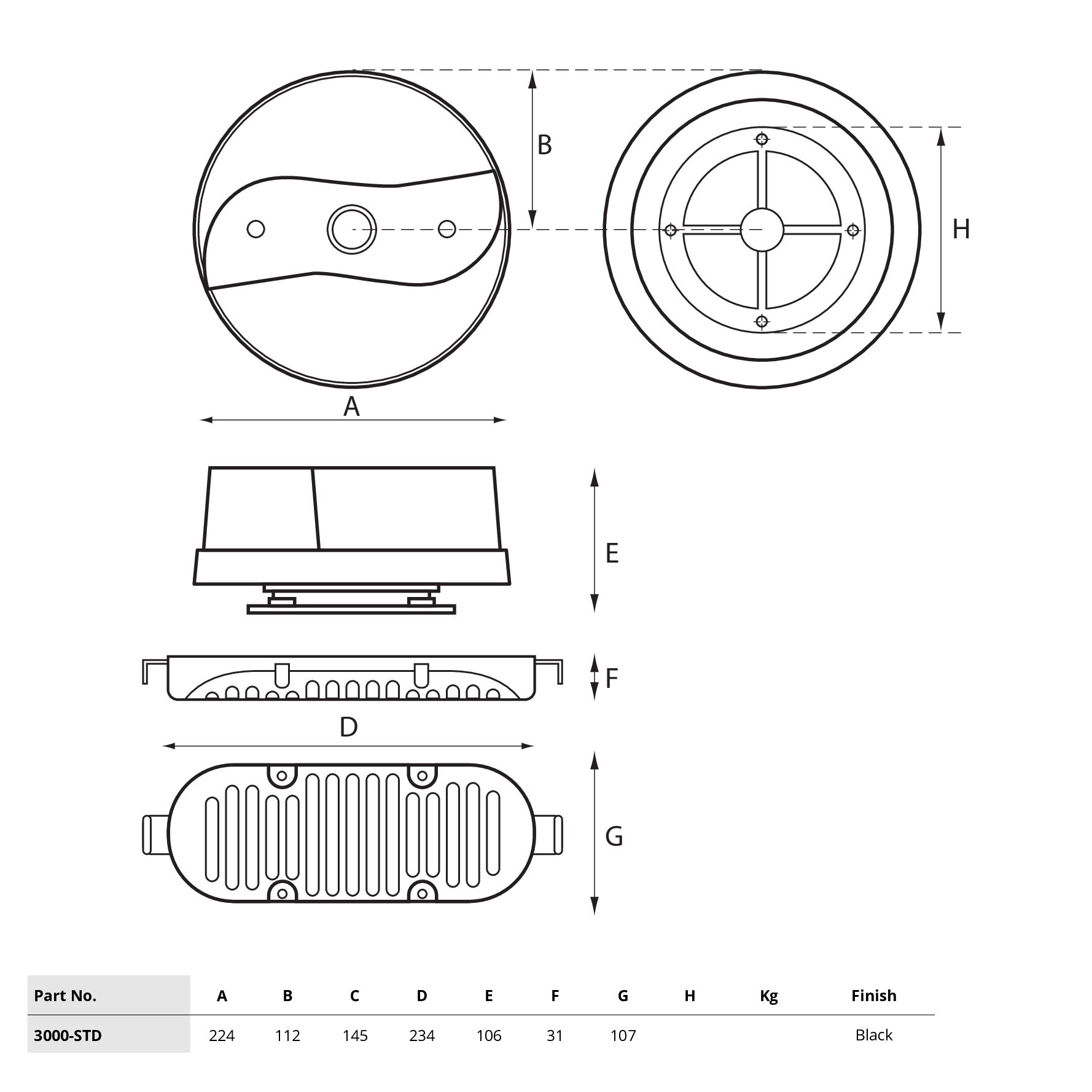 Flettner 3000 Series Wind Driven Air Ventilator Standard Base 2 Flettner 3000 Series Wind Driven Air Ventilator Standard Base - Image 2